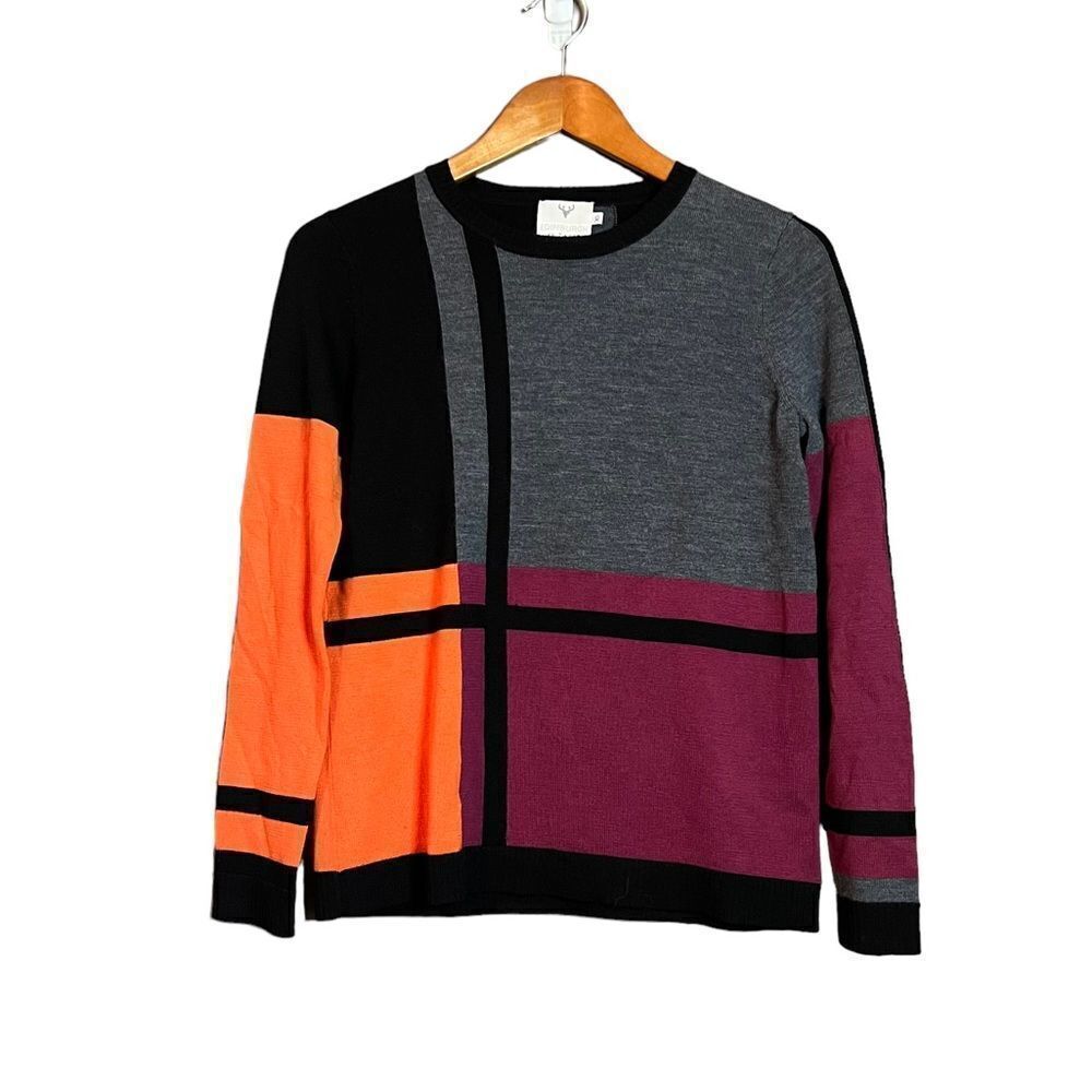 Edinburgh knit wearā100%āwoolāpatternedāsweaterā